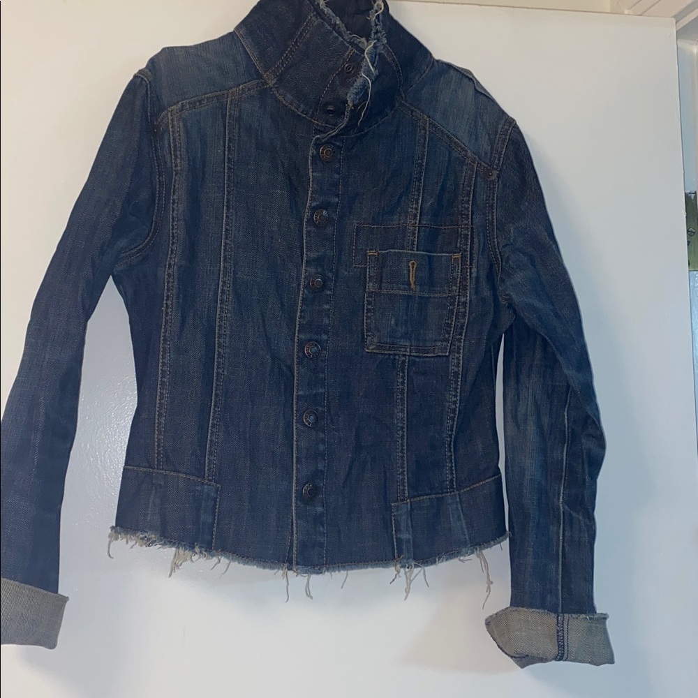 Guess Women’s dark stretch Jean jacket